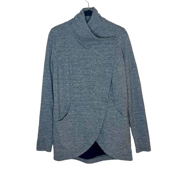 LULULEMON Gray Heather Moto Jacket - Picture 1 of 5